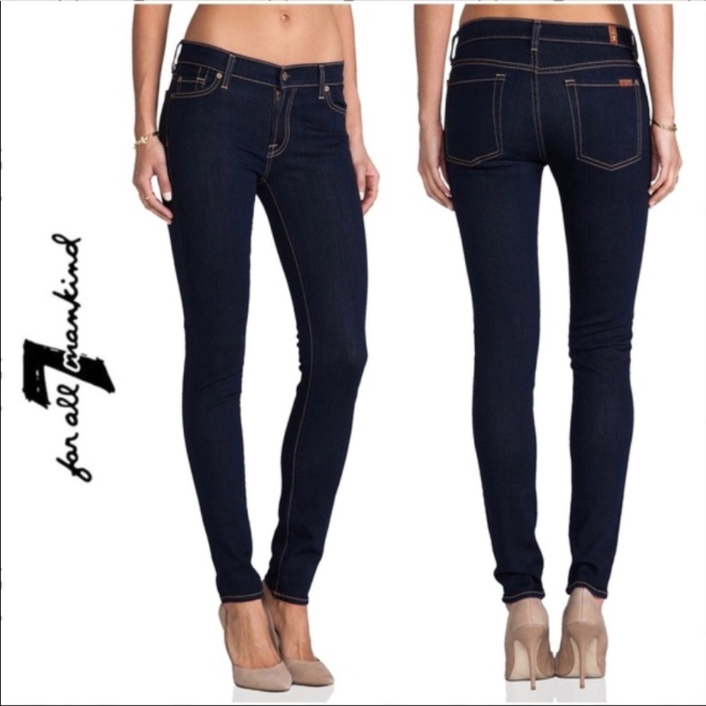 7 for all Mankind skinny jeans